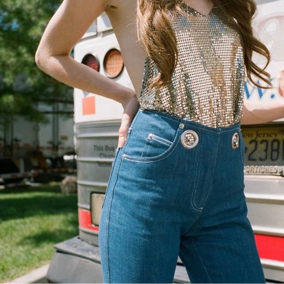 Miaou Denim - Miaou grommet eyelet blue jeans